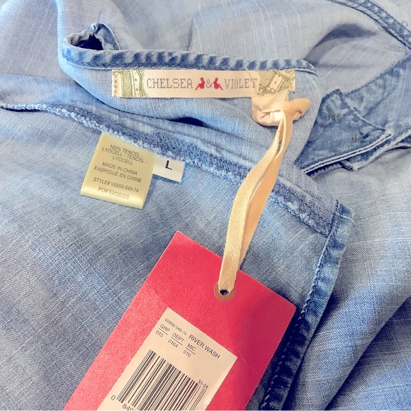 NWT 👗 Chelsea & Violet Lightweight Denim Dress - Picture 11 of 11